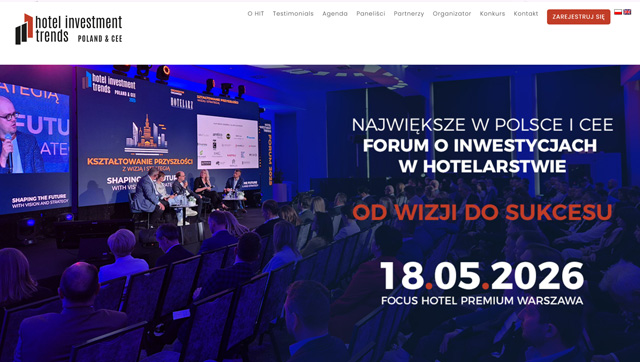 Hotel Investment Trends. Wydarzenie zaczyna się dużo wcześniej niż w dniu konferencji.